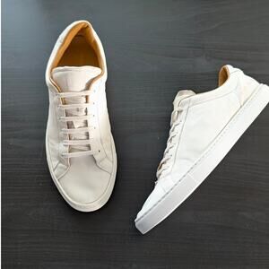 Common Projects Retro Summer Premium White Low Top Sneakers, size IT39/US9